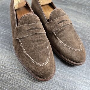 Brunello cucinelli suede loafers